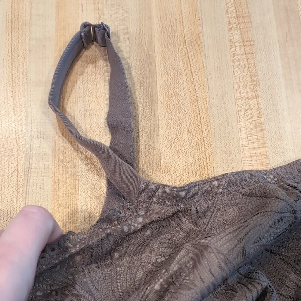 Cacique Lace Underwire Bra - Brown - Picture 3 of 7